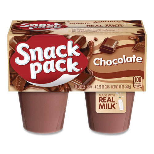Image of Snack Pack® Pudding Cups, Chocolate, 3.5 Oz Cup, 48/carton