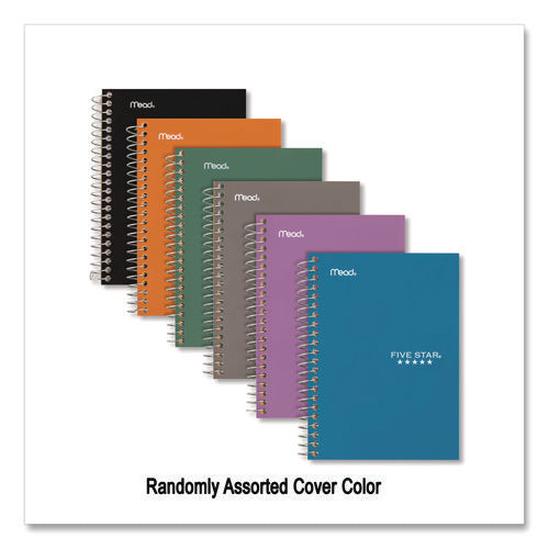 Image of Five Star® Wirebound Notebook, 1-Subject, Medium/College Rule, Randomly Assorted Cover Color, (80) 7 x 5.5 Sheets