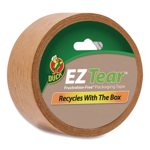Image of Duck® Brand EZ Tear Paper Tape, 1.88" x 25 yd, Brown