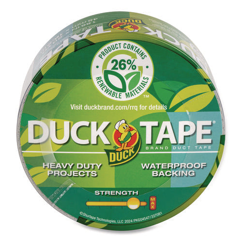 Image of Duck® Renewable Material Duck Tape, 1.88" x 20 yd, Silver