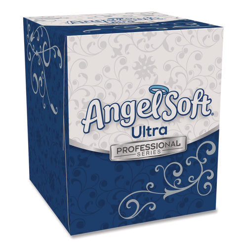 Image of Angel Soft® Ps Ultra Facial Tissue, 2-Ply, White, 96 Sheets/box, 10 Boxes/carton