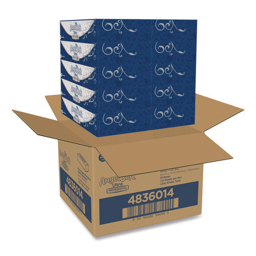 Image of Angel Soft® Ps Ultra Facial Tissue, 2-Ply, White, 125 Sheets/box, 10 Boxes/carton