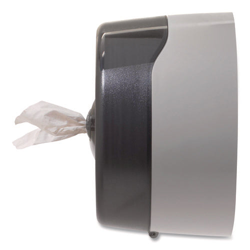 Image of Georgia Pacific® Professional Sofpull Twin High-Capacity Center-Pull Dispenser, 20.13 X 7 X 10.75, Smoke