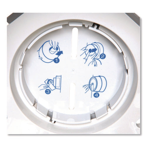 Image of Georgia Pacific® Professional Sofpull Twin High-Capacity Center-Pull Dispenser, 20.13 X 7 X 10.75, Smoke