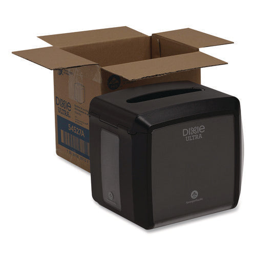 Image of Dixie® Tabletop Napkin Dispenser, 6.1 x 7.6 x 7.2, Black