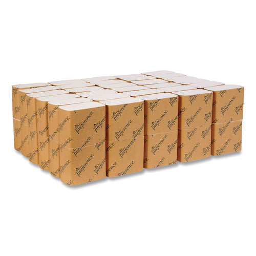 Image of Georgia Pacific® Professional Singlefold Interfolded Bathroom Tissue, Septic Safe, 1-Ply, White, 400 Sheets/pack, 60 Packs/carton