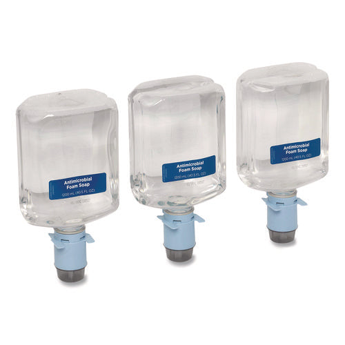 Image of Georgia Pacific® Professional Pacific Blue Ultra Automated Foam Soap Refill, Antimicrobial, E2 Rated, Fragrance-Free, 1,200 mL, 3/Carton