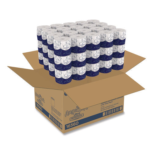 Image of Georgia Pacific® Professional Angel Soft ps Ultra 2-Ply Premium Bathroom Tissue, Septic Safe, White, 400 Sheets/Roll, 60/Carton