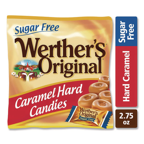 Image of Werther's® Original® Hard Candies, Caramel, Individually Wrapped, 2.75 Oz