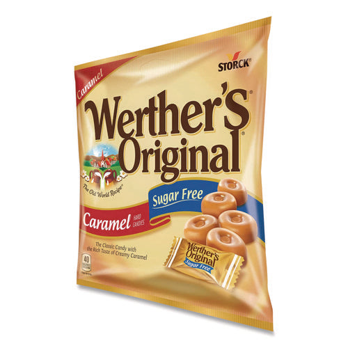 Image of Werther's® Original® Hard Candies, Caramel, Individually Wrapped, 2.75 Oz