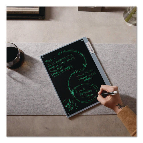 Image of Boogie Board Blackboard 2.0 Smart Scan Notebook, 11.15 x 9, Black/Gray
