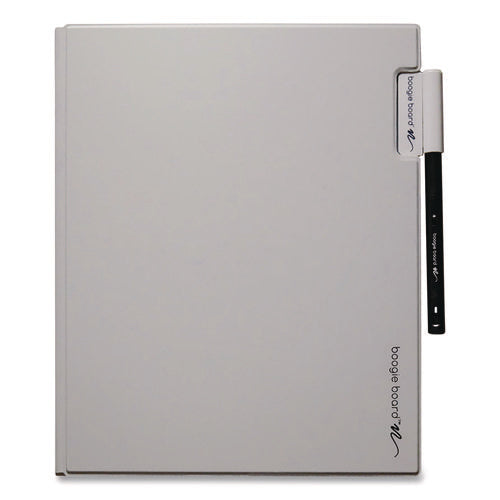 Image of Boogie Board Blackboard Folio, 9.1" x 11.1", Magnetic Closure, Gray