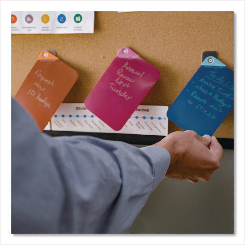 Image of Boogie Board VersaNotes Reusable Notes, 4 x 6, Assorted Colors, 3/Pack