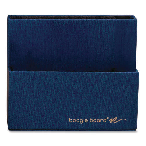 Image of Boogie Board VersaNotes Desk Organizer, 3 Compartments, 4.7 x 0.4 x 2.05, Blue, Plastic