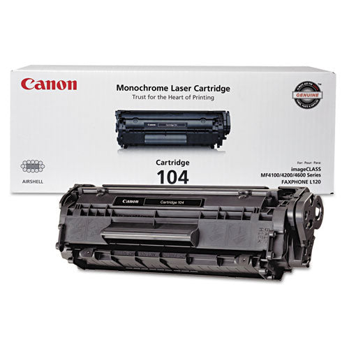 Image of Canon® 0263b001 (104) Toner, 2,000 Page-Yield, Black
