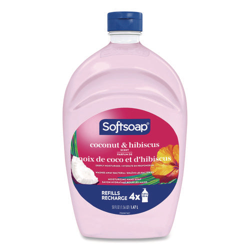 Image of Softsoap® Liquid Hand Soap Refills, Coconut and Hibiscus, 6/Carton