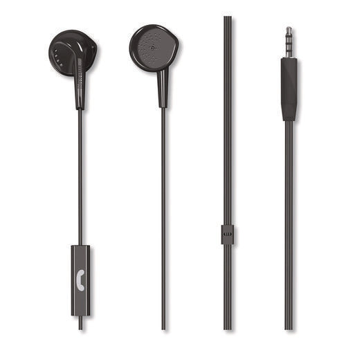 Image of Maxell® EB95 Wired Earbuds with Mic, Black