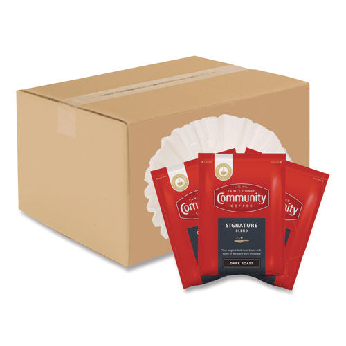 Image of Community Coffee® Signature Blend, 2.5 oz Packet, 40/Carton
