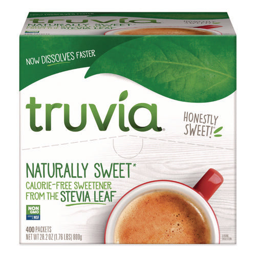 Image of Truvia® Natural Sugar Substitute, 0.07 oz Packet, 400/Box