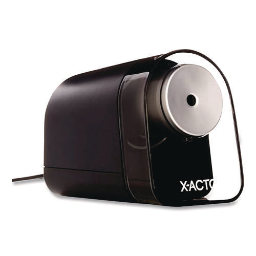 Image of X-ACTO® Model 1818 Xlr Office Electric Pencil Sharpener, Ac-Powered, 3.5 X 5.5 X 4.5, Black/silver/smoke