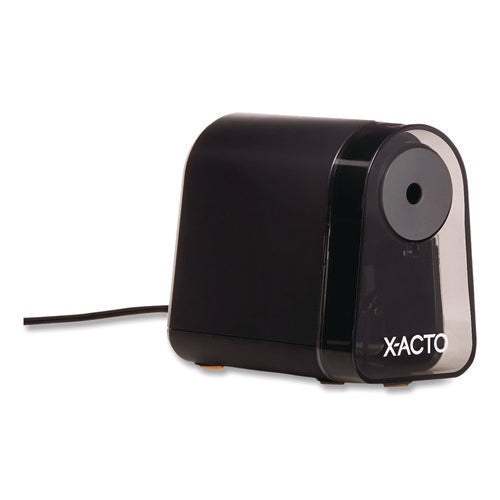Image of X-ACTO® Model 19501 Mighty Mite Home Office Electric Pencil Sharpener, Ac-Powered, 3.5 X 5.5 X 4.5, Black/gray/smoke