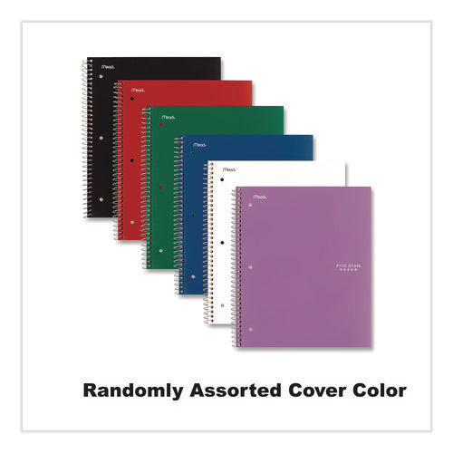 Image of Five Star® Wirebound Notebook, 1-Subject, Medium/College Rule, Randomly Assorted Cover Color, (100) 11 x 8.5 Sheets
