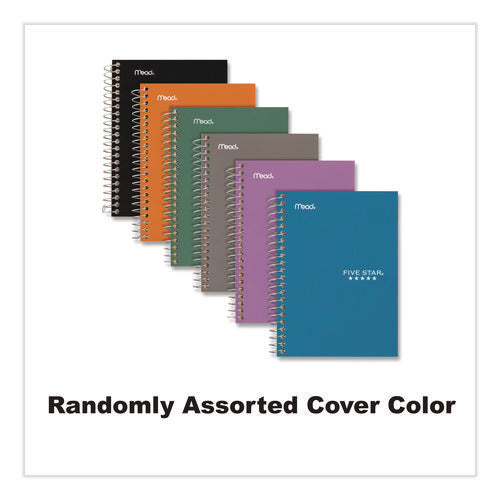 Image of Five Star® Wirebound Notebook, 5-Subject, Medium/College Rule, Randomly Assorted Cover Color, (150) 9.5 x 7.25 Sheets