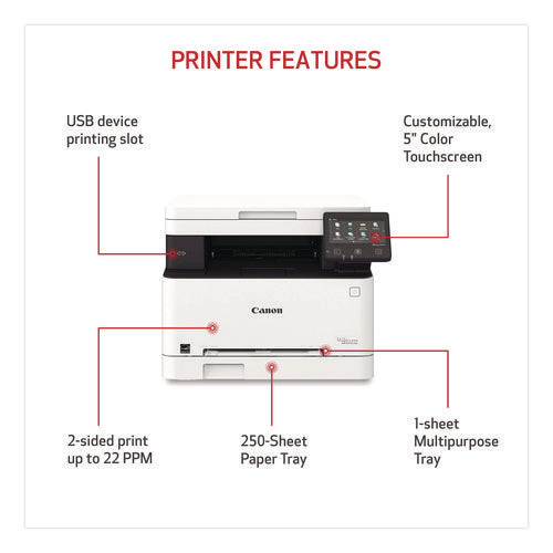 Image of Canon® imageCLASS MF653CDW Wireless Multifunction Laser Printer, Copy/Print/Scan