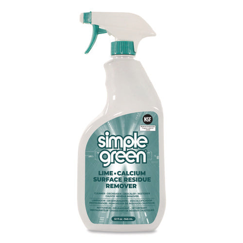Image of Simple Green® Lime Calcium Surface Residue Remover, 32 oz Spray Bottle, 12/Carton