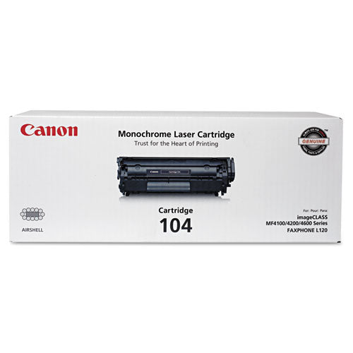 Image of Canon® 0263b001 (104) Toner, 2,000 Page-Yield, Black