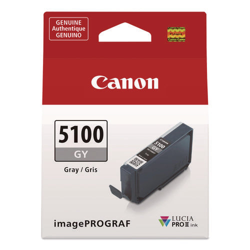 Image of Canon® 6959C002 (PFI-5100), Lucia PRO II Ink, Gray