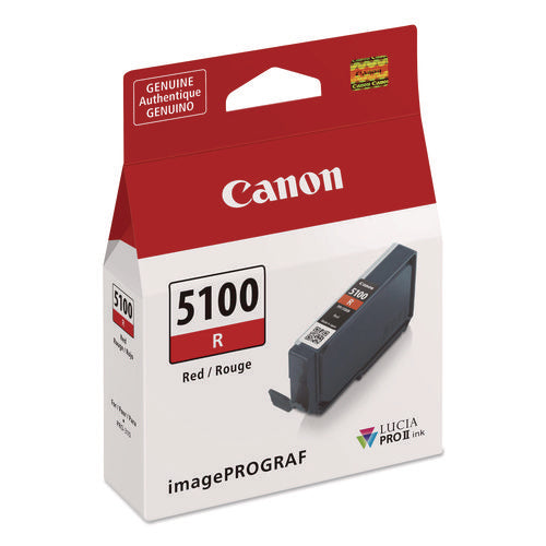 Image of Canon® 6958C002 (PFI-5100) Lucia PRO II Ink, Red