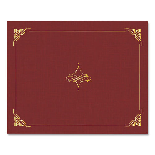 Image of Geographics® Certificate/Document Cover, 8.75 x 11.25, Red, 5/Pack
