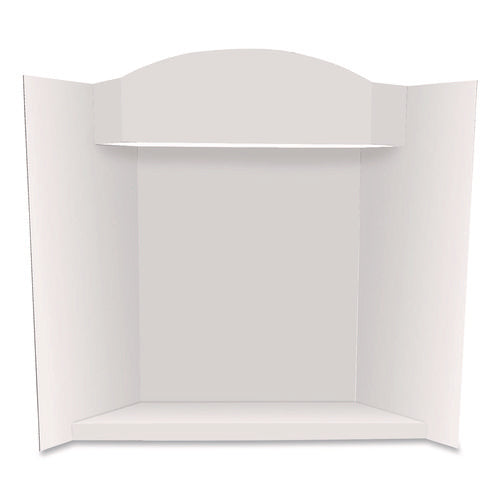Image of Royal Brites Stage It Display Board, 37" x 44", 1-Ply, Corrugate, White, 5/Pack