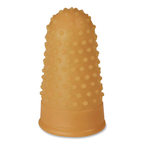 Image of COSCO Fingertip Pads, Size 11, Small, Amber, 12/pack