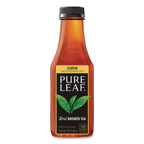 Image of Pure Leaf® Iced Tea, Lemon, 18.5 Oz, 12/carton
