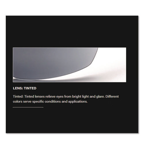 Image of Bouton® Anser Optical Safety Glasses, Black Frame, Gray Lens