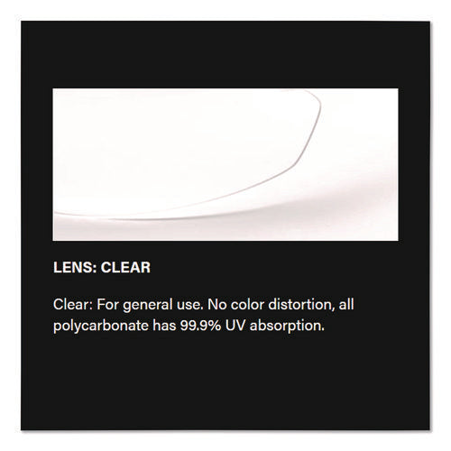 Image of Bouton® Zenon Z12 Polycarbonate Safety Glasses, Black Nylon Frame, Clear Polycarbonate Lens