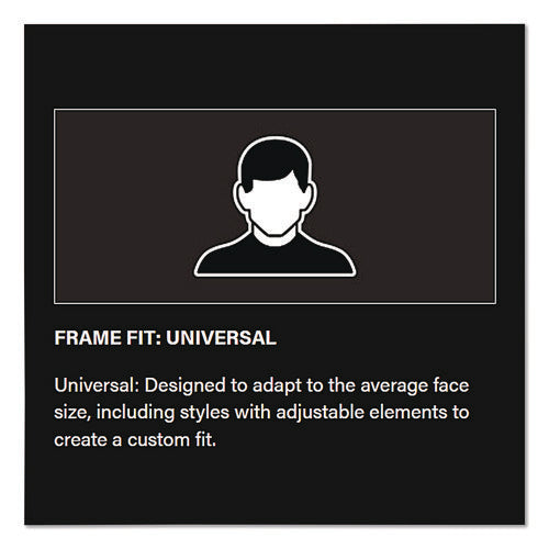Image of Bouton® Zenon Z12 Polycarbonate Safety Glasses, Black Nylon Frame, Clear Polycarbonate Lens