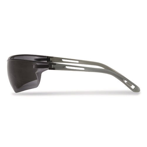 Image of Bouton® Zenon Z-Lyte Safety Glasses, Gray Frame, Gray Lens