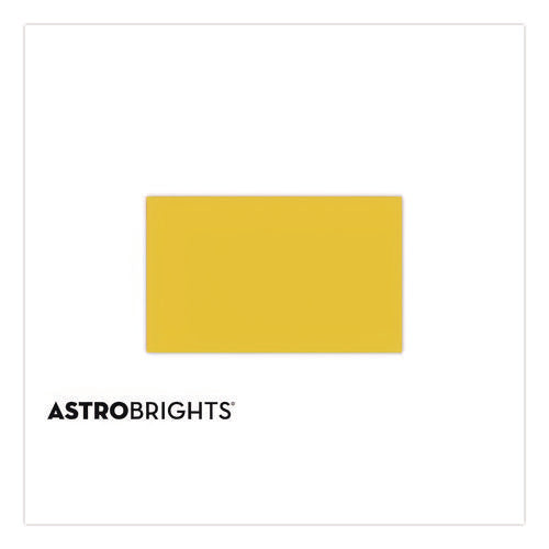 Image of Astrobrights® Color Paper, 24 lb Bond Weight, 8.5 x 14, Solar Yellow, 500/Ream