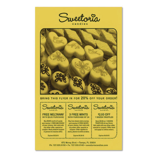 Image of Astrobrights® Color Paper, 24 lb Bond Weight, 8.5 x 14, Solar Yellow, 500/Ream
