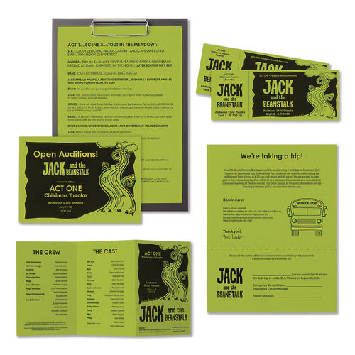 Image of Astrobrights® Color Paper, 24 lb Bond Weight, 8.5 x 14, Terra Green, 500/Ream