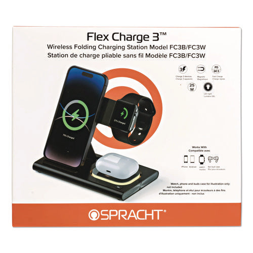 Image of Spracht Flex Charge 3, USB-C, White