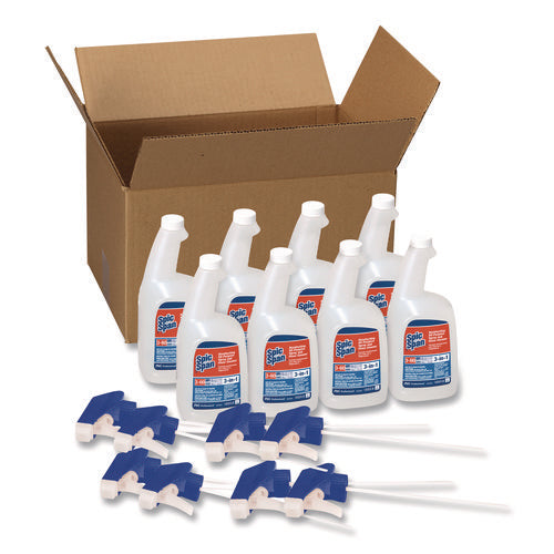 Image of Spic and Span® Disinfecting All-Purpose Spray and Glass Cleaner, Fresh Scent, 32 oz Bottles, 8 Bottles and 8 Trigger Sprayers/Carton