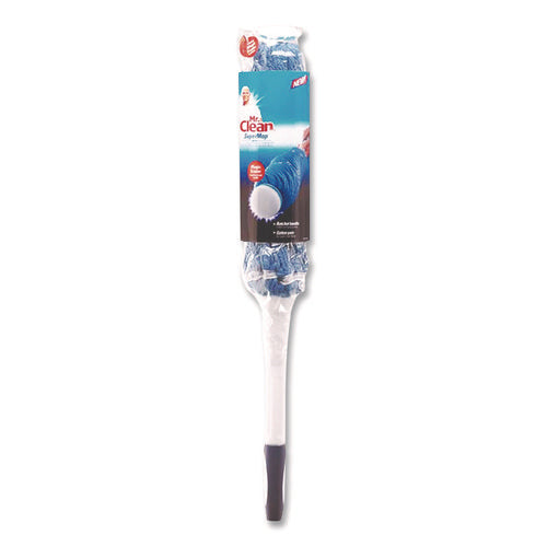 Image of Mr. Clean® Supermop With Magic Eraser Mop Refill, Cotton, Blue
