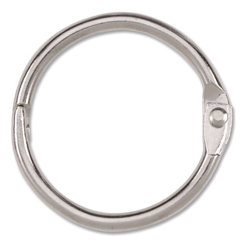 Image of ACCO Metal Book Rings, 1" Diameter, 100/Box