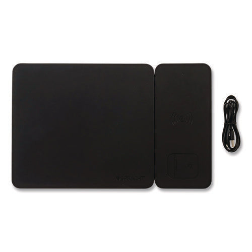 Image of Spracht MagPad Charger and Mouse Pad, Black