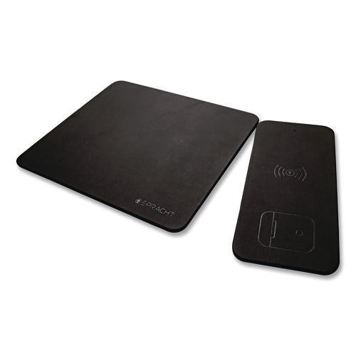 Image of Spracht MagPad Charger and Mouse Pad, Black