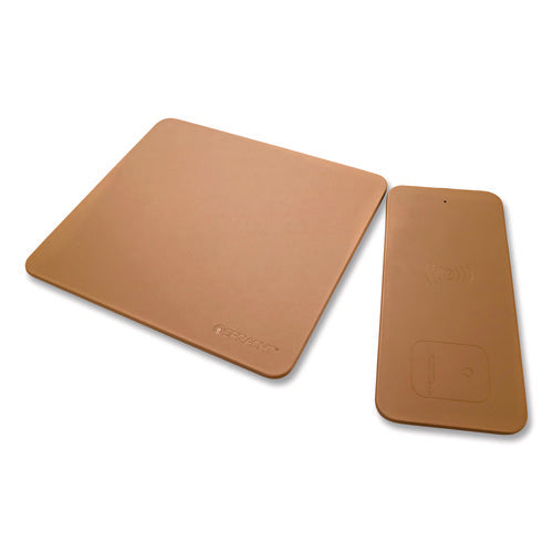 Image of Spracht MagPad Charger and Mouse Pad, Brown